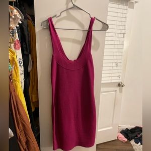 Marcianos Burgundy Dress